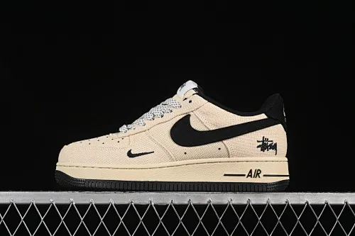 All categories Nk Air Force 1 Air Force series Nk Air Force 1 Low Air Force low-top Nike Air Force 1'07 Low Stussy co-branded cotton and linen Air Force 1 low-top casual sneakers XX3168-153